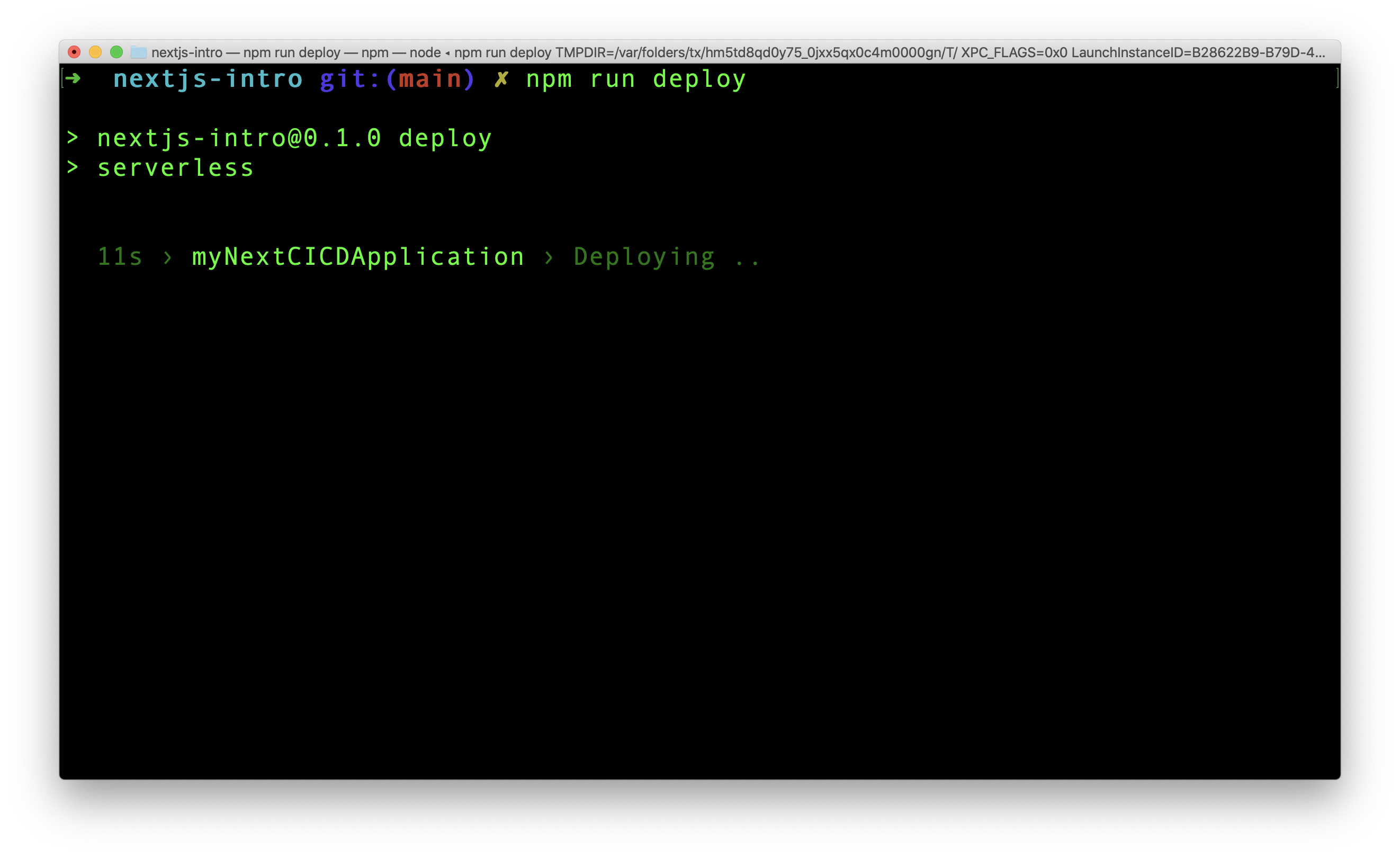 Serverless Deploying